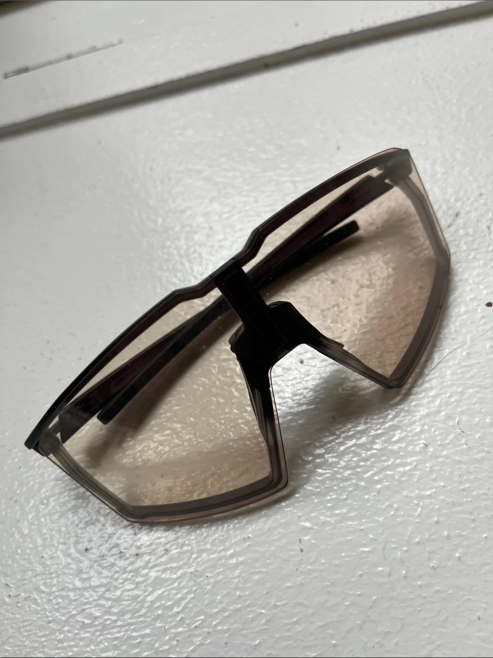 Julbo Edge Sunglasses w/ REACTIV Technology in Translucent Black / Matte Orange